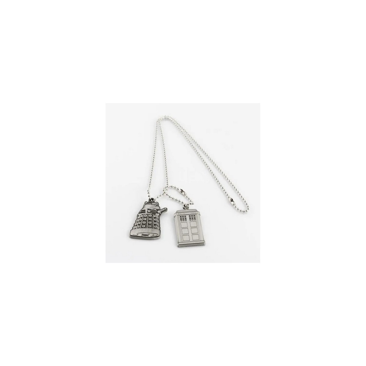 Doctor Who - Collier pendentifs Tardis et Dalek
