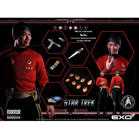 EXO-6 - Star Trek: The Original Series figura 1/6 dell'Universo Specchio Sulu