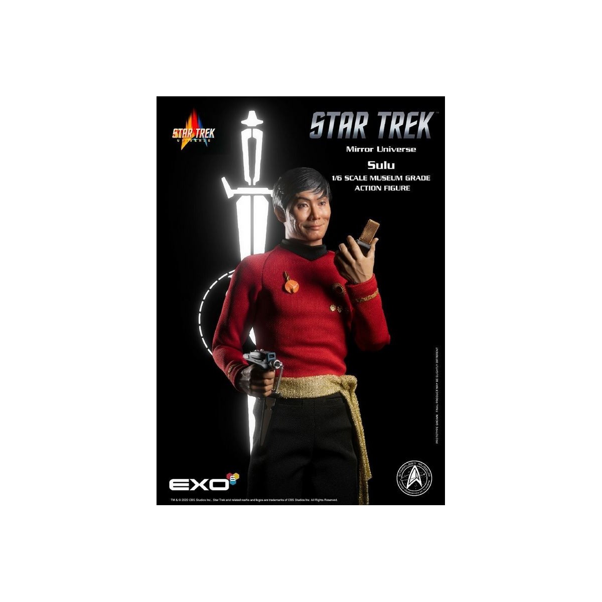 EXO-6 - Star Trek: The Original Series figura 1/6 dell'Universo Specchio Sulu