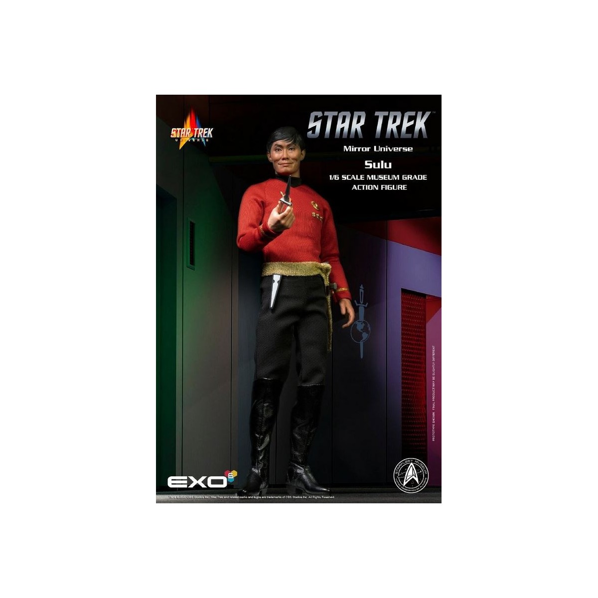 EXO-6 - Star Trek: The Original Series figura 1/6 dell'Universo Specchio Sulu