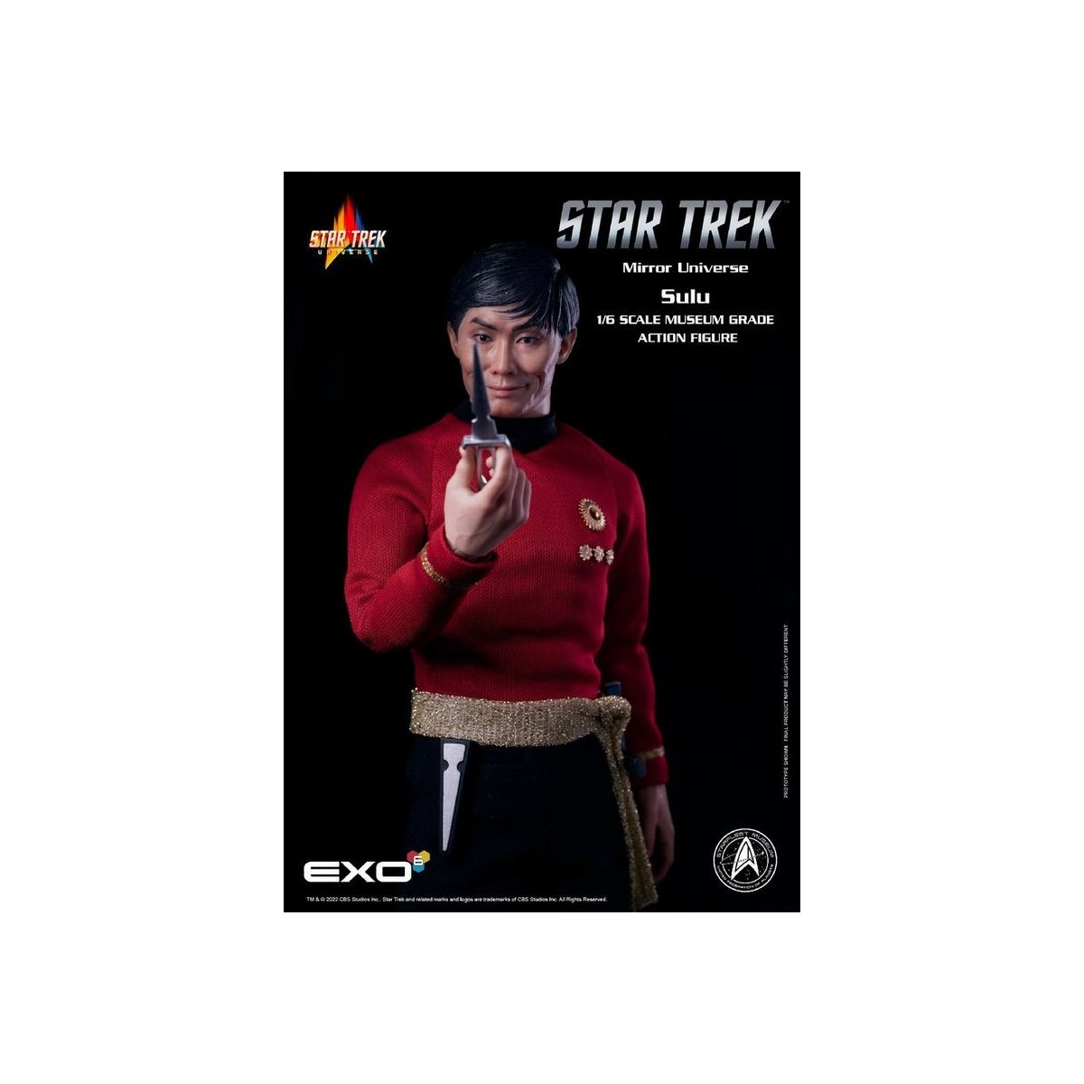 EXO-6 - Star Trek: The Original Series figura 1/6 dell'Universo Specchio Sulu