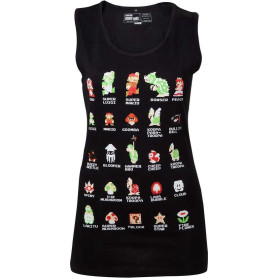 Mario - Débardeur Super Mario Cast Femme / XS