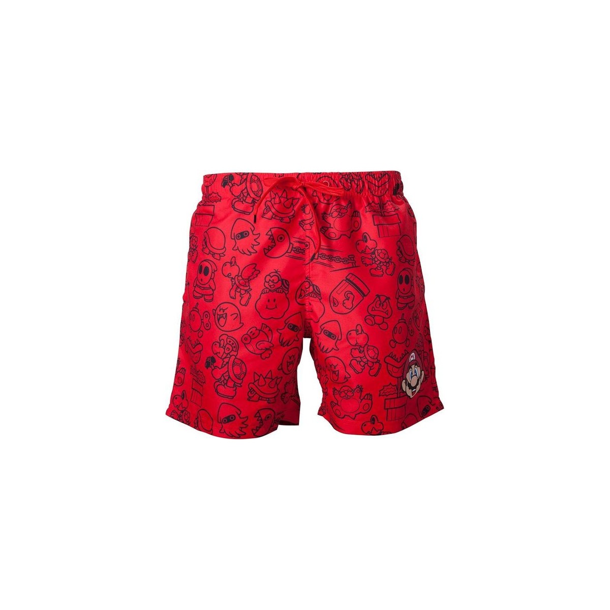 Mario - Maillot de Bain Mario / Rouge / S