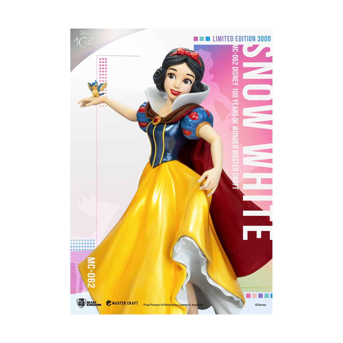 Disney Beast Kingdom - Master Craft Biancaneve - Disney 100th