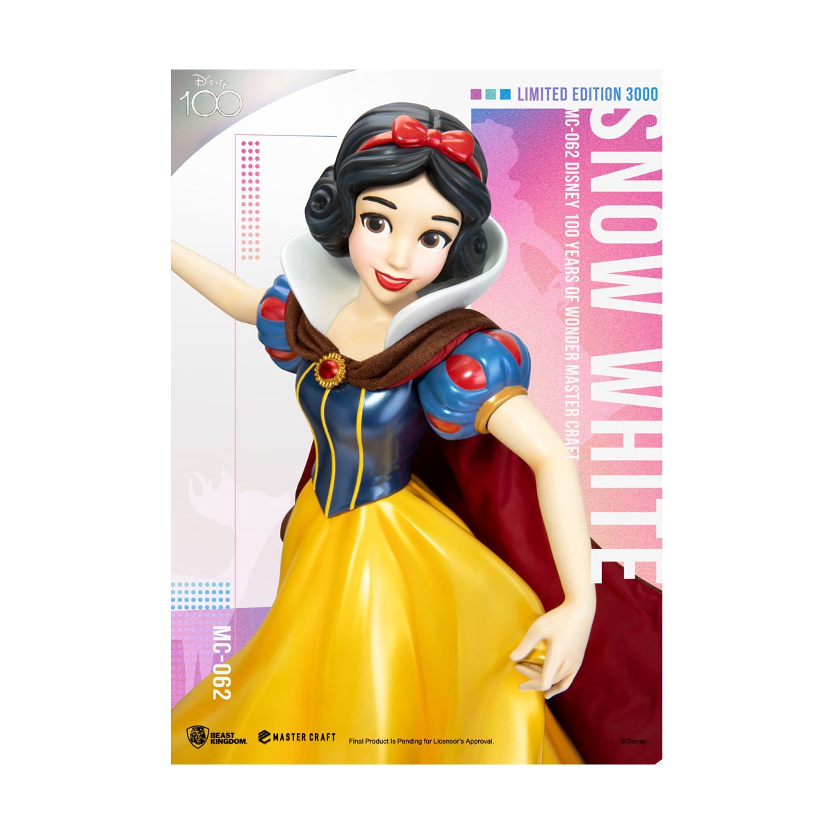Disney Beast Kingdom - Master Craft Biancaneve - Disney 100th