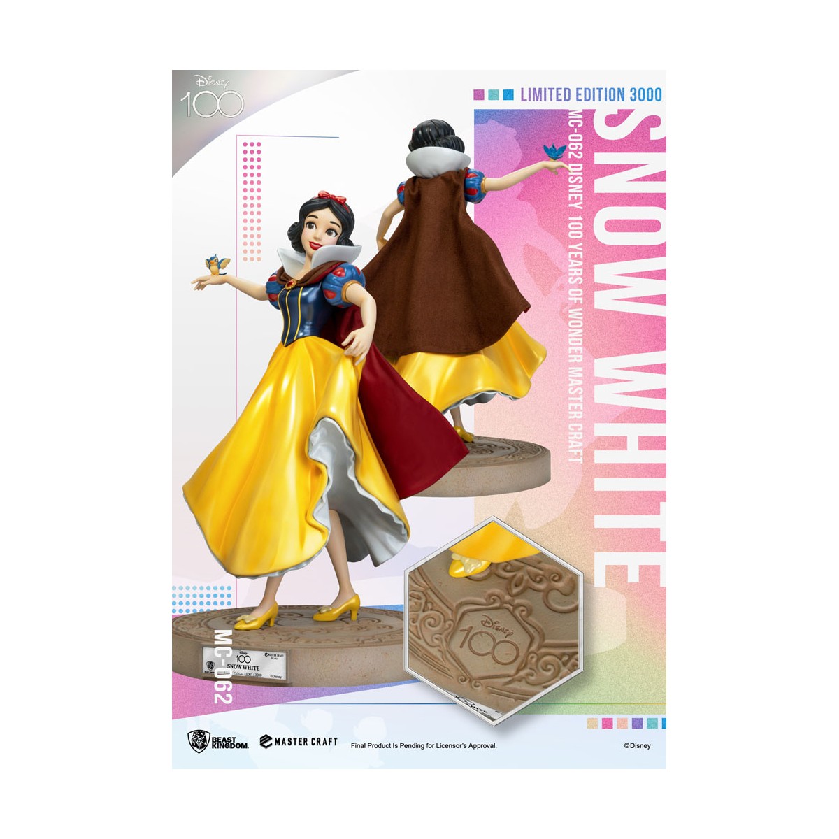 Disney Beast Kingdom - Master Craft Biancaneve - Disney 100th