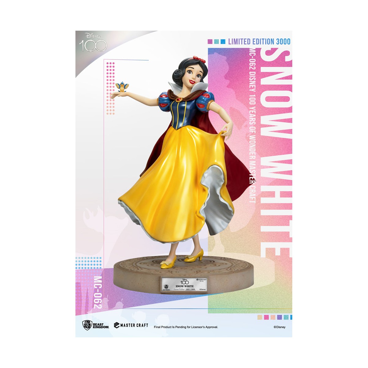 Disney Beast Kingdom - Master Craft Biancaneve - Disney 100th