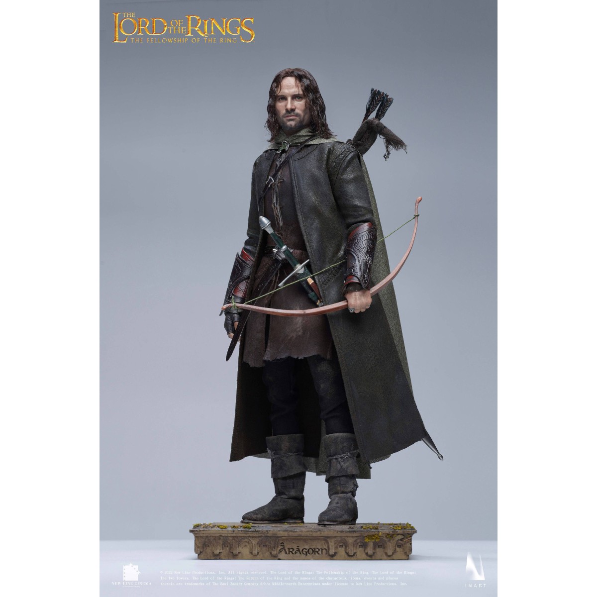 Queen Studios - Il Signore degli Anelli - Aragorn Edizione Premium (capelli radicati) 1/6 INART