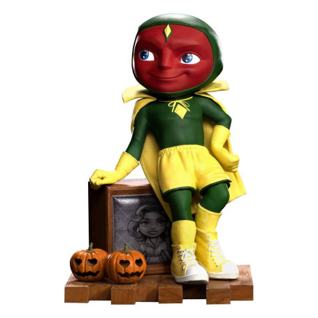 Iron Studios - Visione versione Halloween - WandaVision Mini Co.Heroes PVC