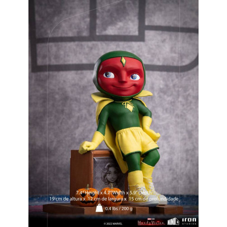 Iron Studios - Visione versione Halloween - WandaVision Mini Co.Heroes PVC