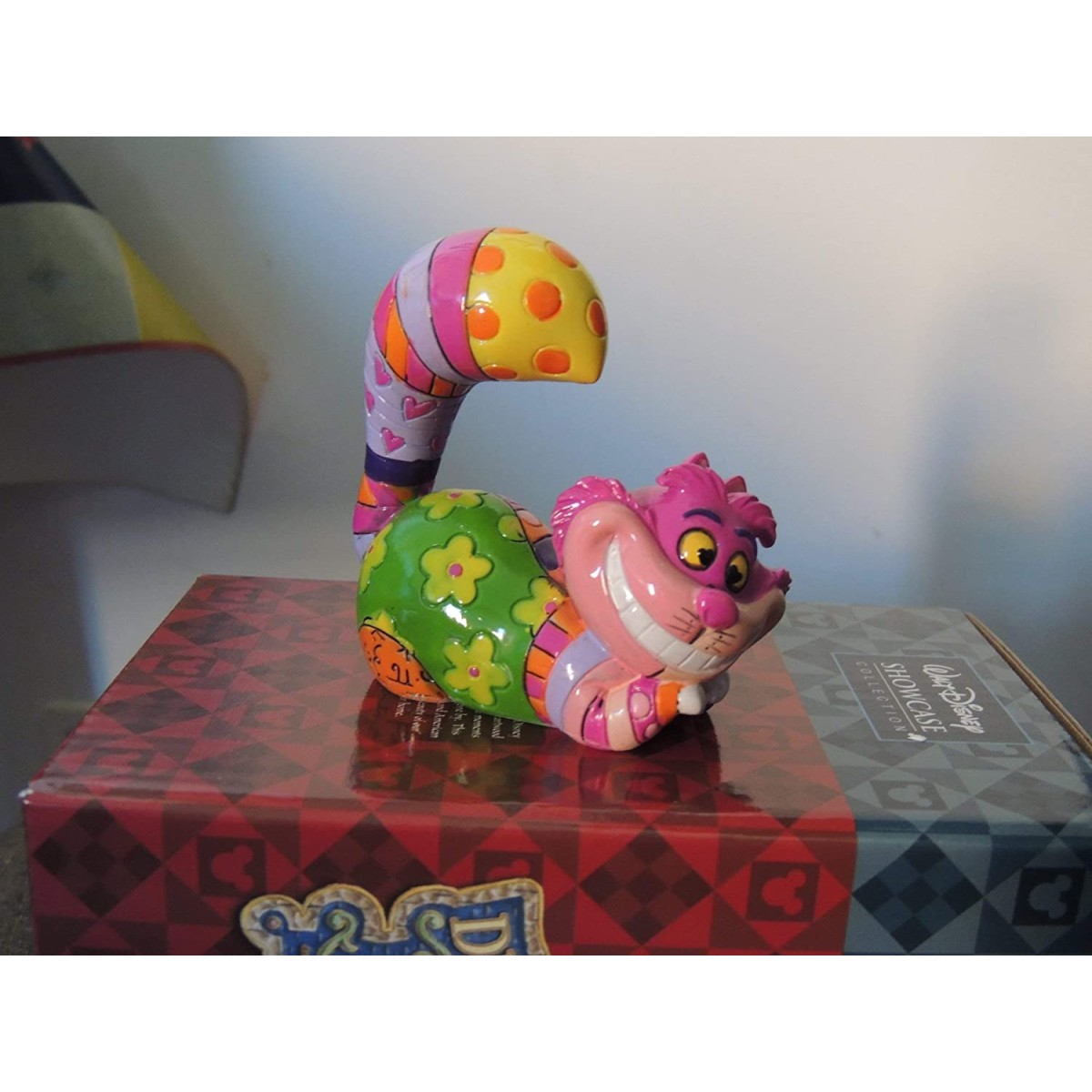 Enesco Disney - Stregatto Romero Britto - Alice nel paese delle meraviglie