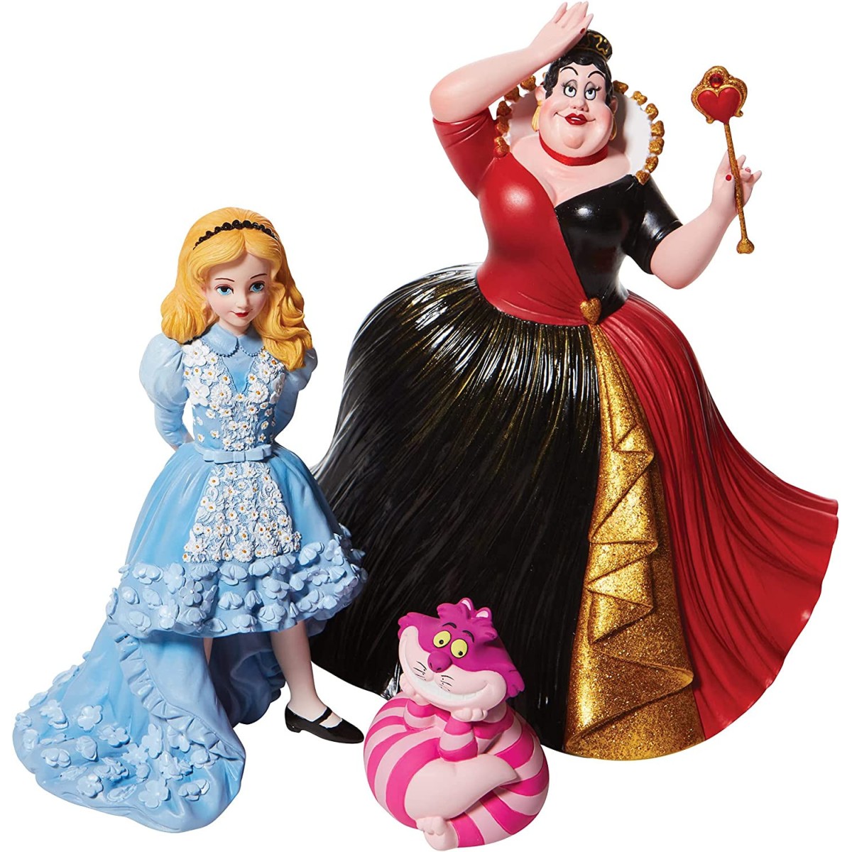 Enesco Disney Haute Couture - Regina di cuori - Alice nel paese delle meraviglie