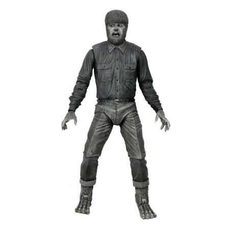 NECA - Ultimate L'uomo lupo versione in bianco e nero - Mostri universali
