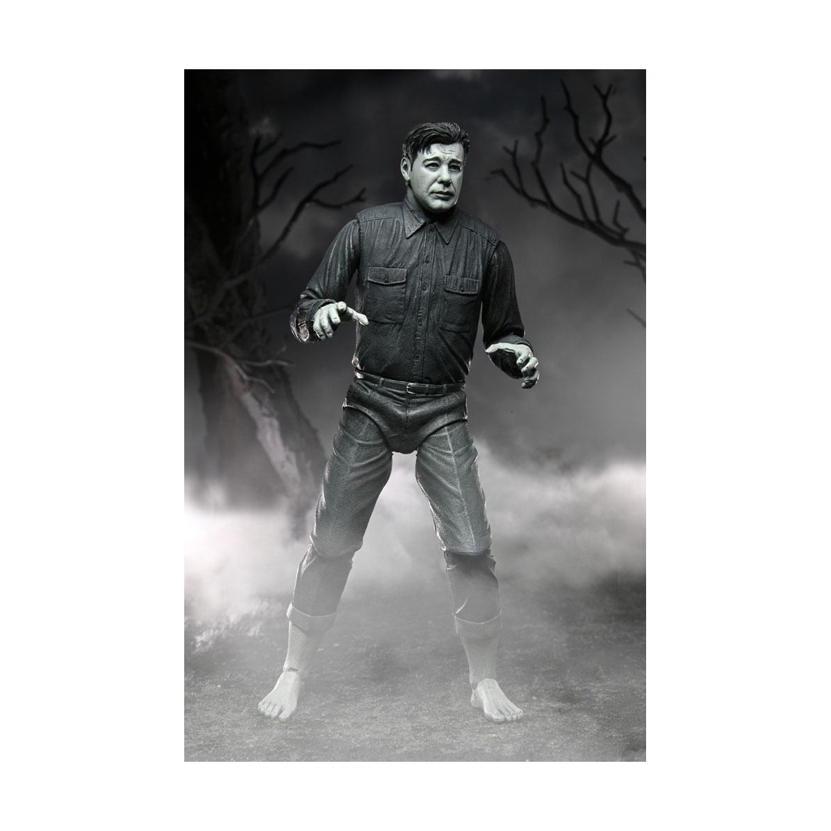 NECA - Ultimate L'uomo lupo versione in bianco e nero - Mostri universali