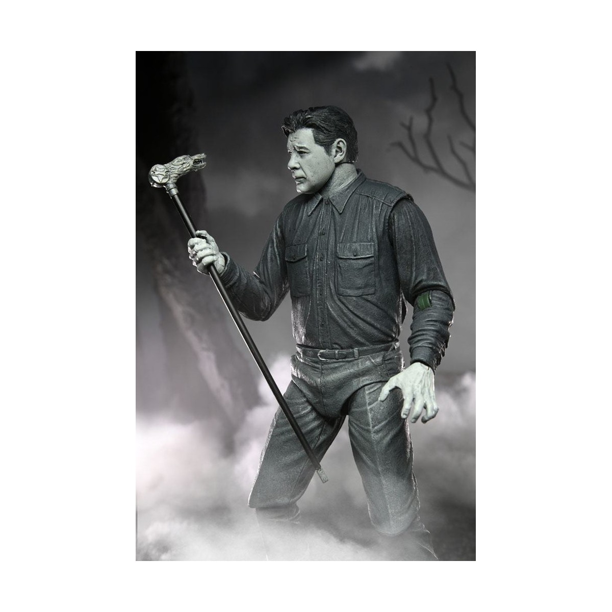 NECA - Ultimate L'uomo lupo versione in bianco e nero - Mostri universali