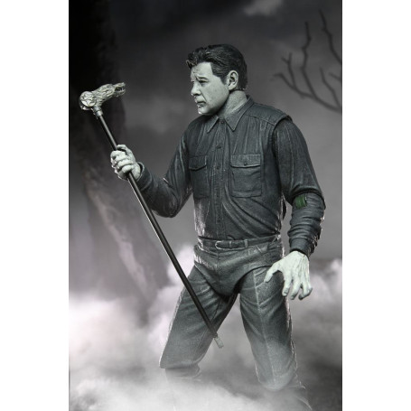 NECA - Ultimate L'uomo lupo versione in bianco e nero - Mostri universali