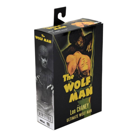 NECA - Ultimate L'uomo lupo versione in bianco e nero - Mostri universali