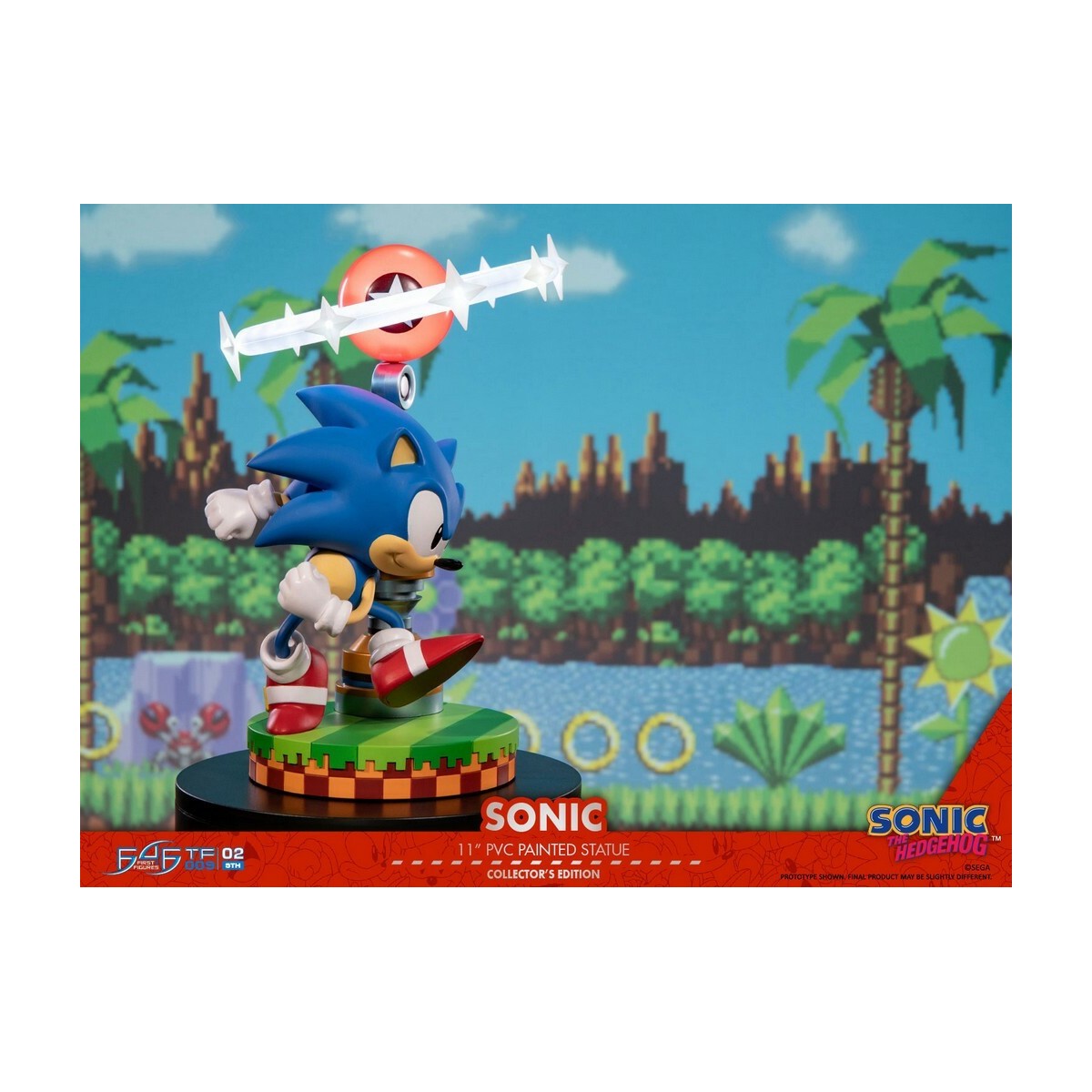 First 4 Figures - Statua in PVC di Sonic the Hedgehog in edizione da collezione 