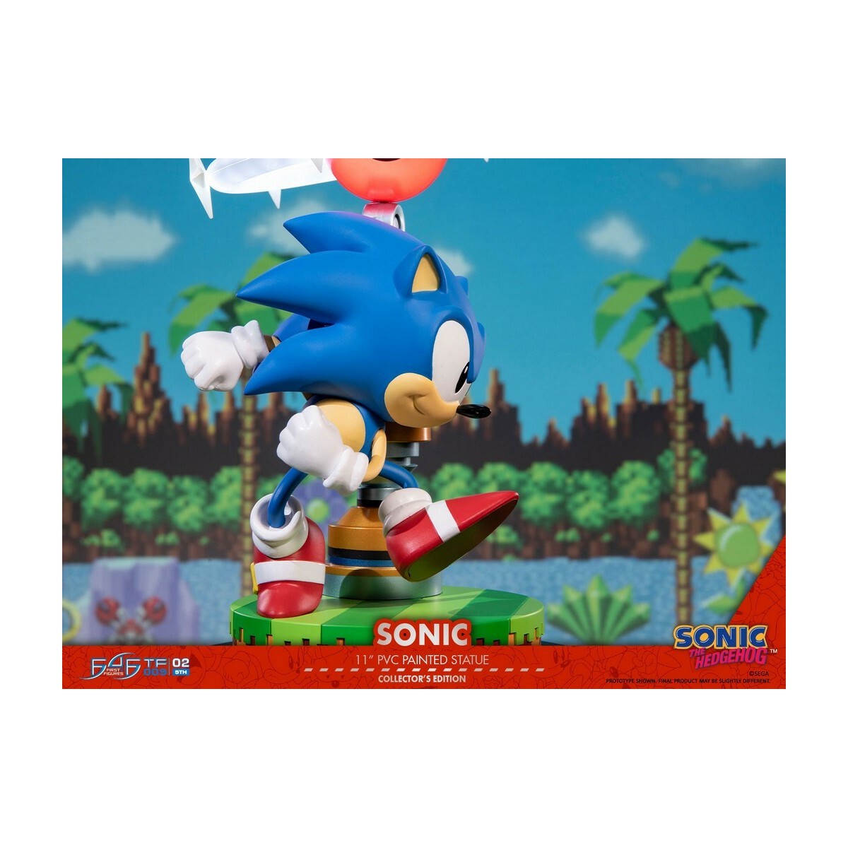 First 4 Figures - Statua in PVC di Sonic the Hedgehog in edizione da collezione 