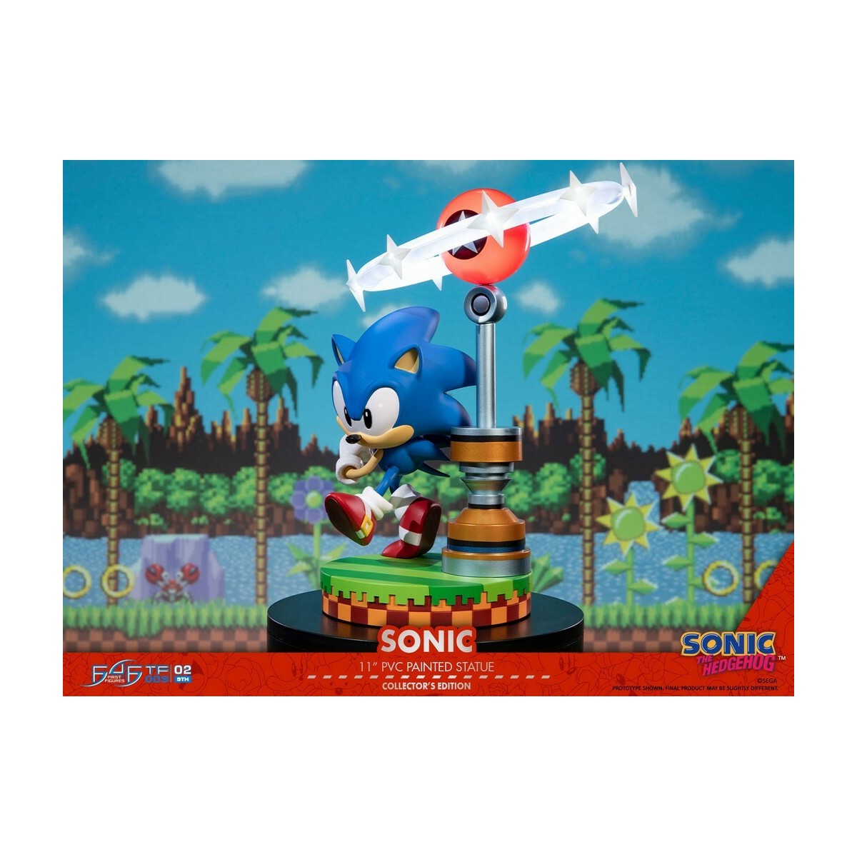First 4 Figures - Statua in PVC di Sonic the Hedgehog in edizione da collezione 
