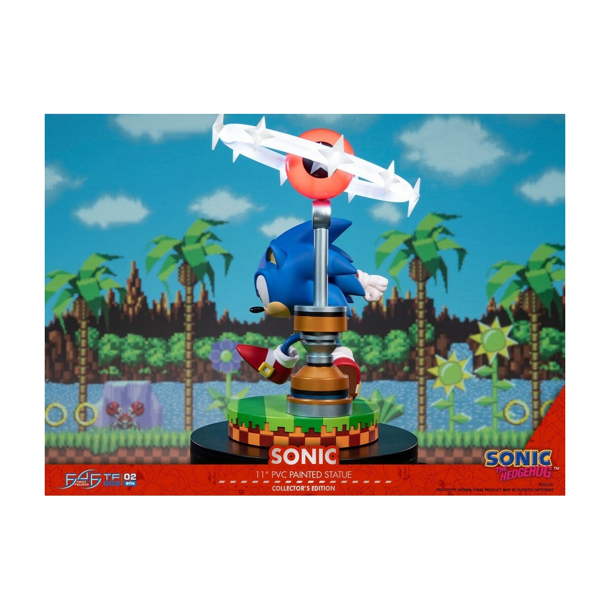 First 4 Figures - Statua in PVC di Sonic the Hedgehog in edizione da collezione 
