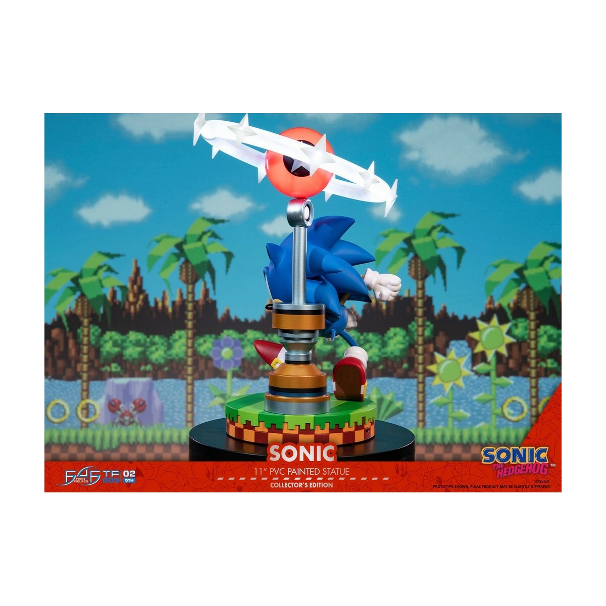 First 4 Figures - Statua in PVC di Sonic the Hedgehog in edizione da collezione 