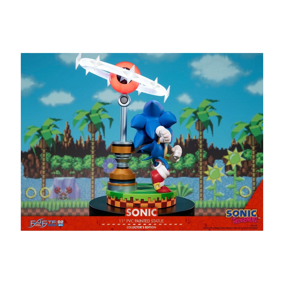 First 4 Figures - Statua in PVC di Sonic the Hedgehog in edizione da collezione 