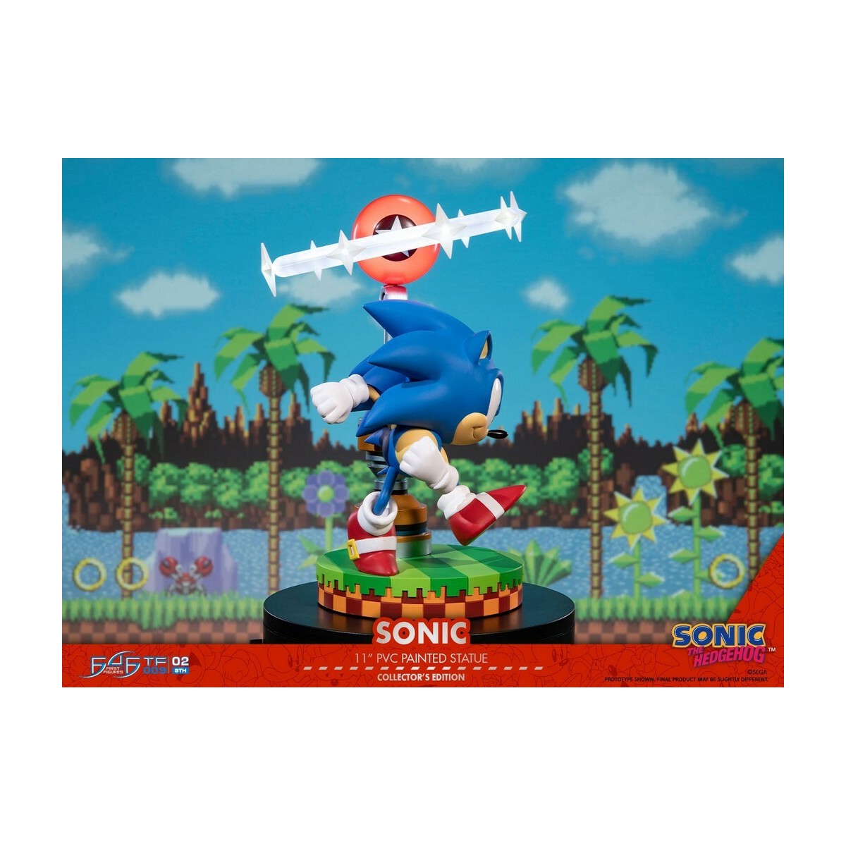 First 4 Figures - Statua in PVC di Sonic the Hedgehog in edizione da collezione 