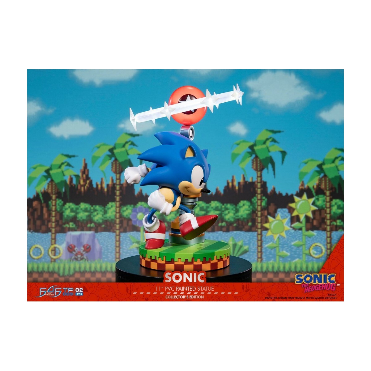First 4 Figures - Statua in PVC di Sonic the Hedgehog in edizione da collezione 