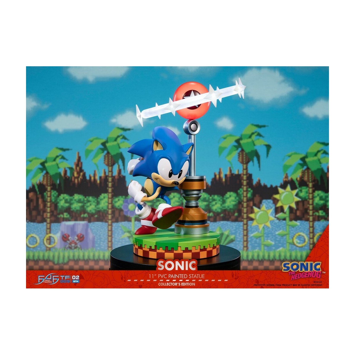 First 4 Figures - Statua in PVC di Sonic the Hedgehog in edizione da collezione 