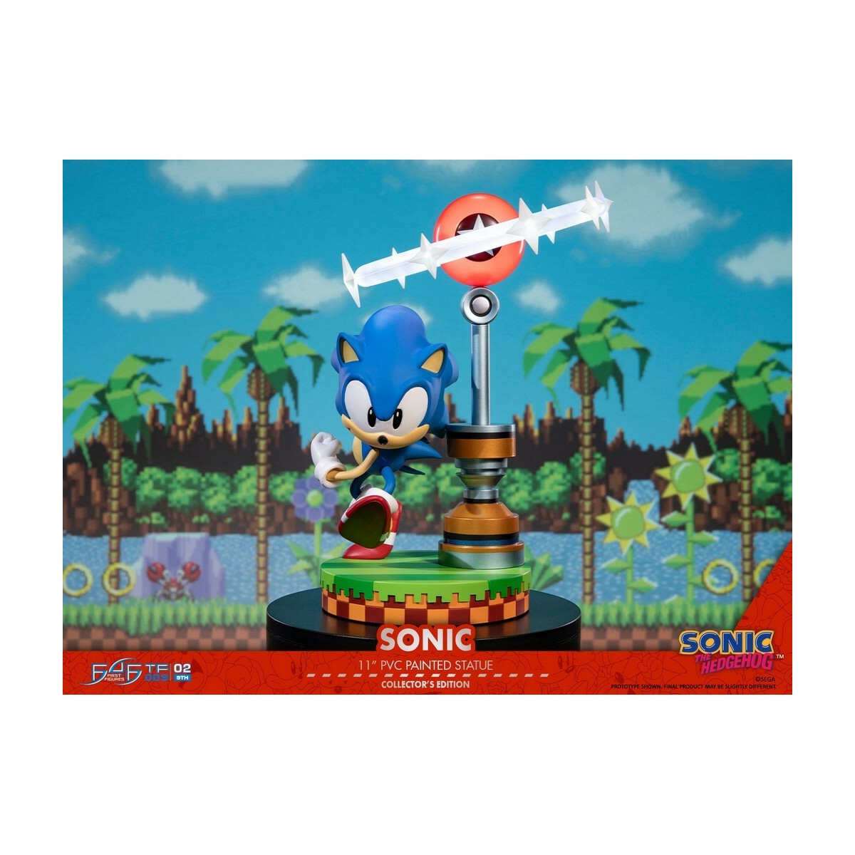 First 4 Figures - Statua in PVC di Sonic the Hedgehog in edizione da collezione 