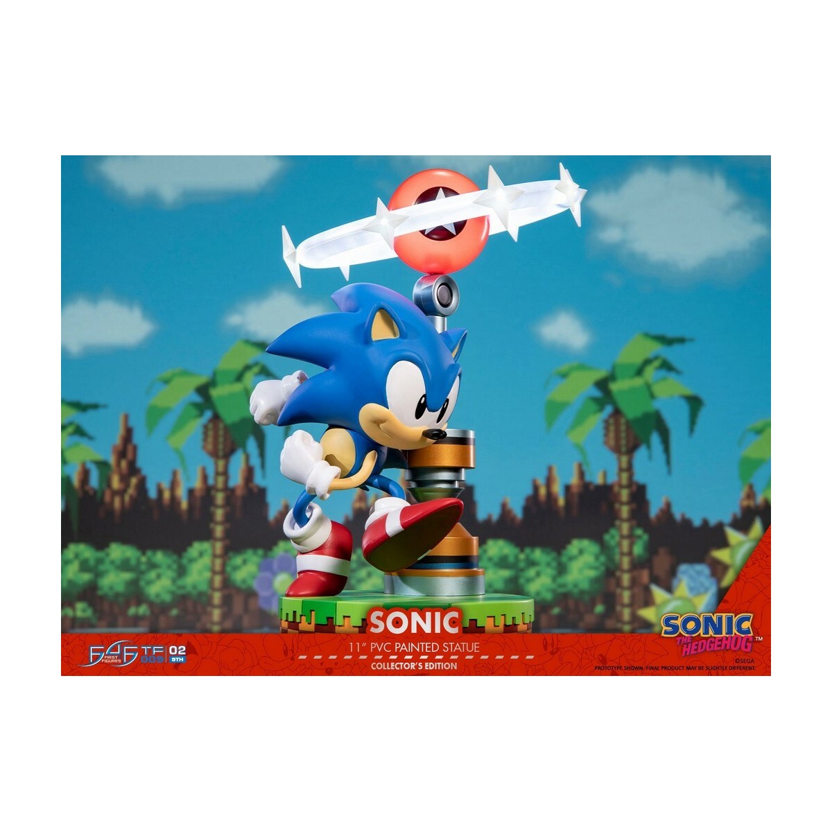 First 4 Figures - Statua in PVC di Sonic the Hedgehog in edizione da collezione 