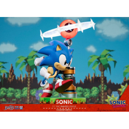 First 4 Figures - Statua in PVC di Sonic the Hedgehog in edizione da collezione 