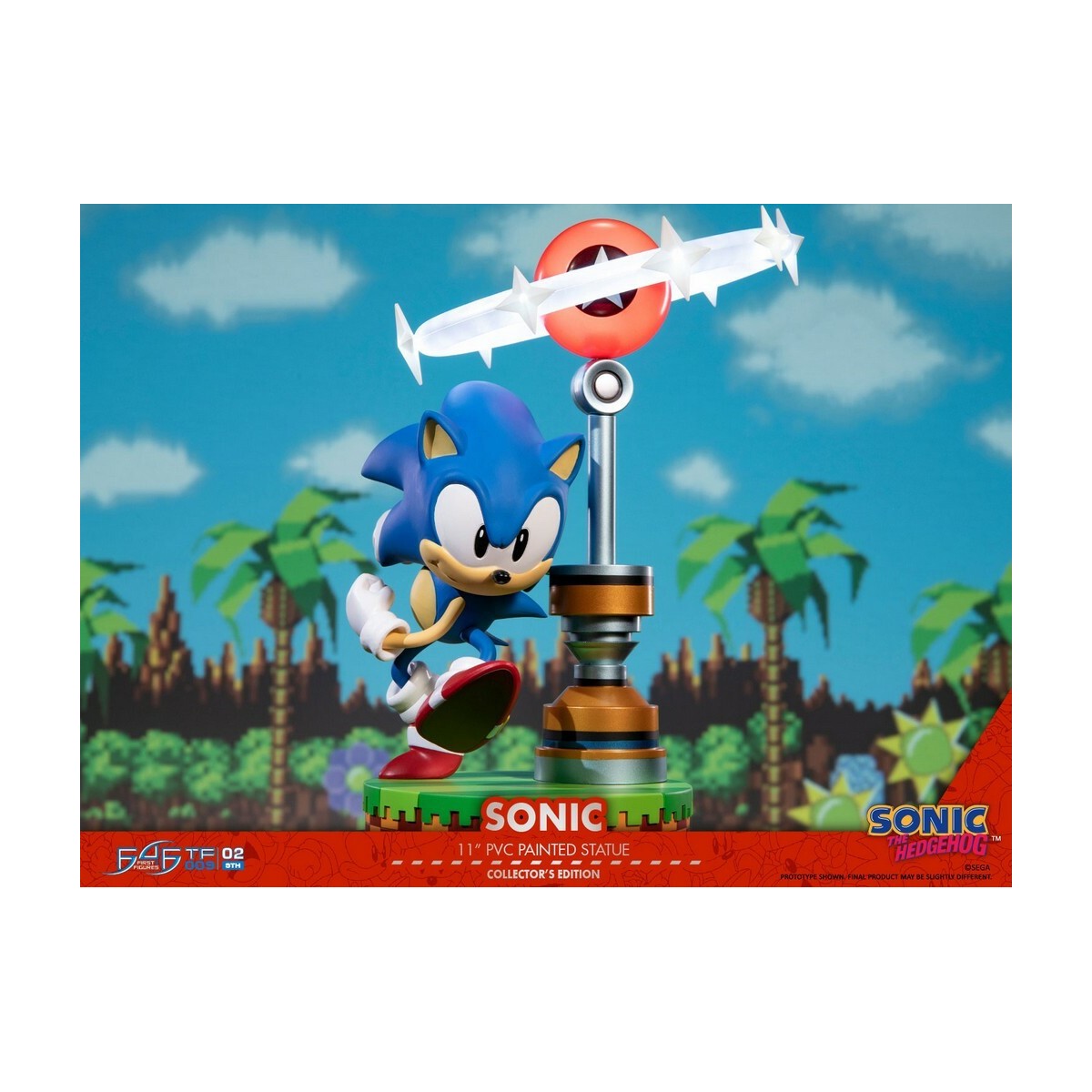 First 4 Figures - Statua in PVC di Sonic the Hedgehog in edizione da collezione 