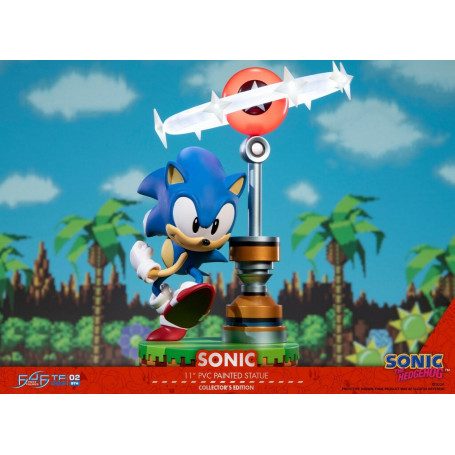 First 4 Figures - Statua in PVC di Sonic the Hedgehog in edizione da collezione 