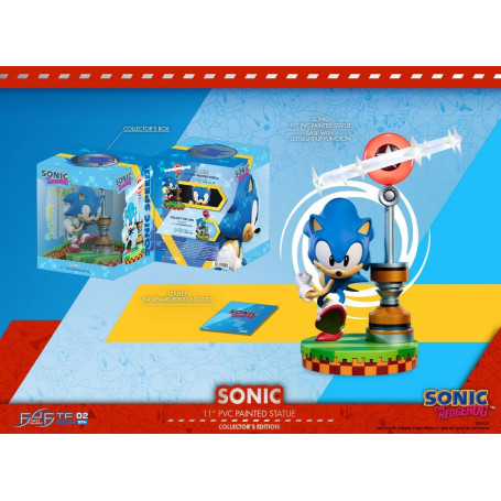 First 4 Figures - Statua in PVC di Sonic the Hedgehog in edizione da collezione 