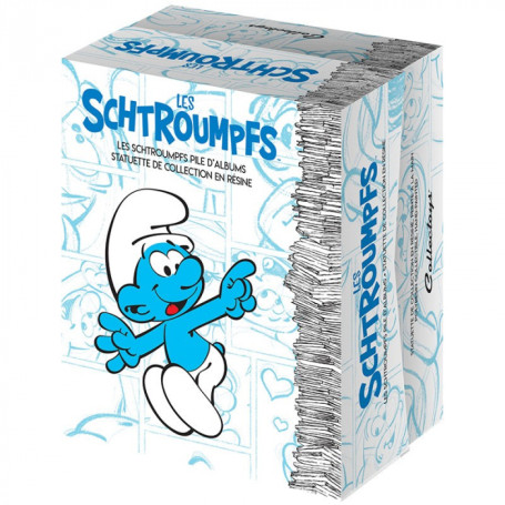 Collectoys - I Puffi - I Puffi con una pila di libri