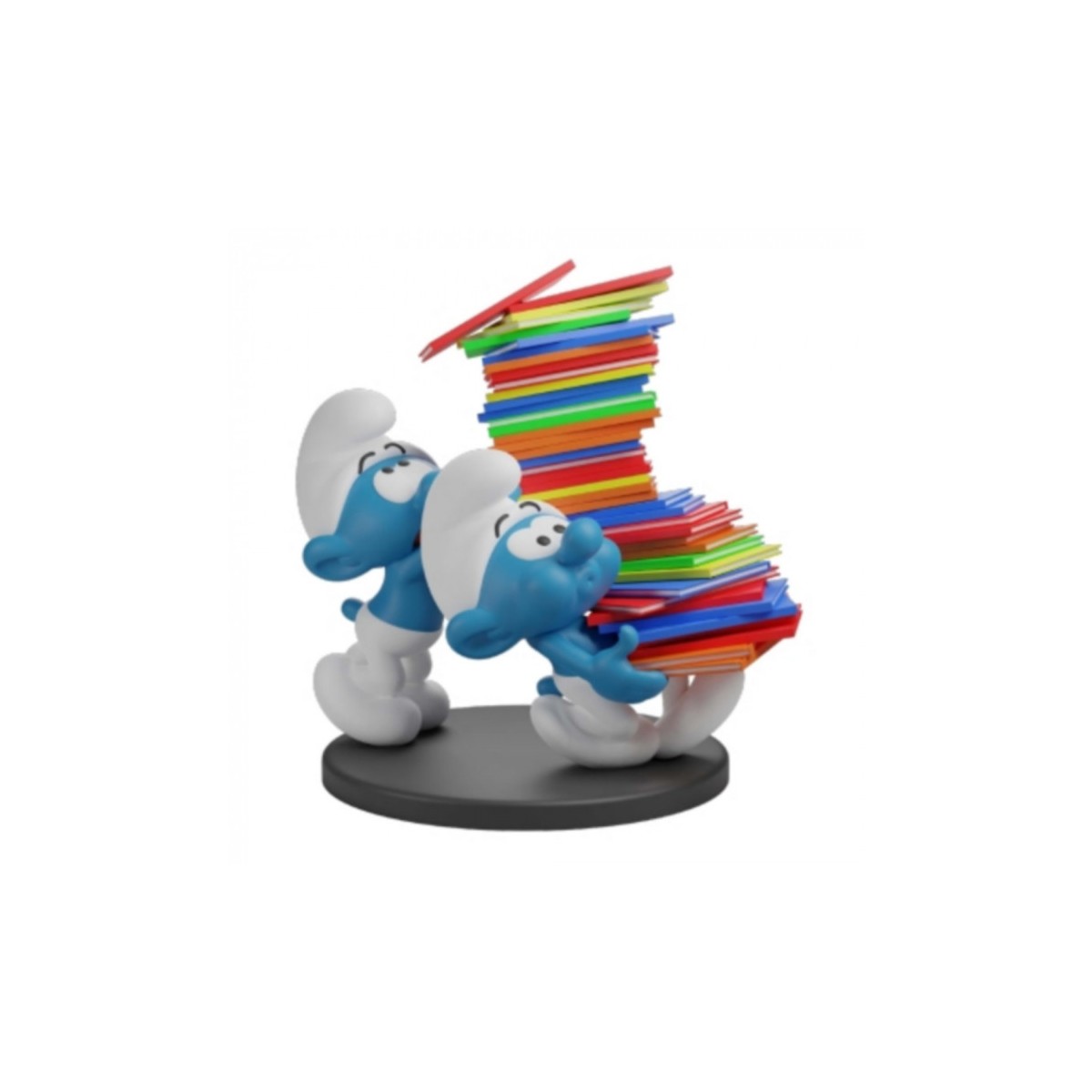 Collectoys - I Puffi - I Puffi con una pila di libri