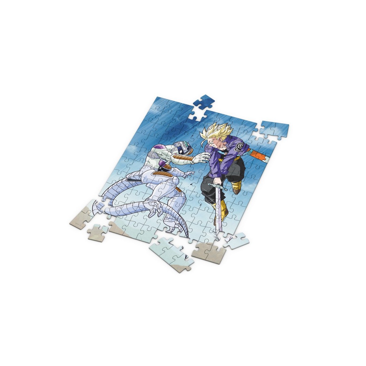 SD Toys - Puzzle di Dragon Ball Z effetto 3D - TRUNKS VS MECHA FREEZER - 100 pz