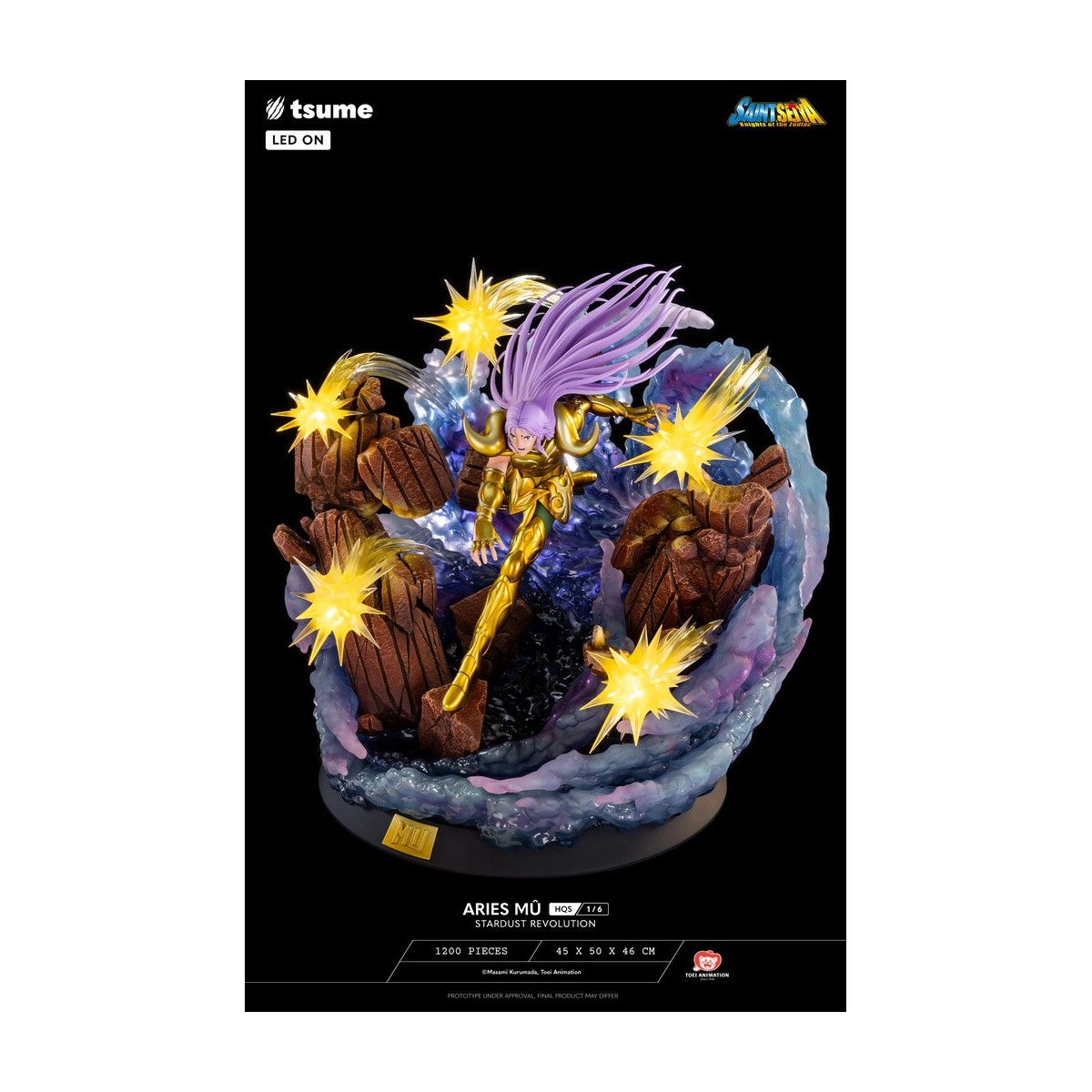 Statua Tsume HQS Saint Seiya - Aries Mû Stardust Revolution 1/6