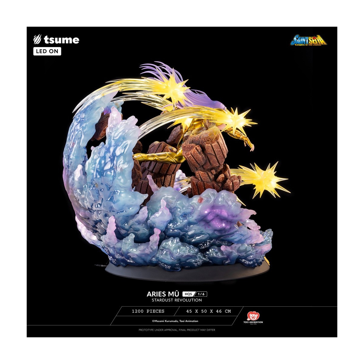 Statua Tsume HQS Saint Seiya - Aries Mû Stardust Revolution 1/6