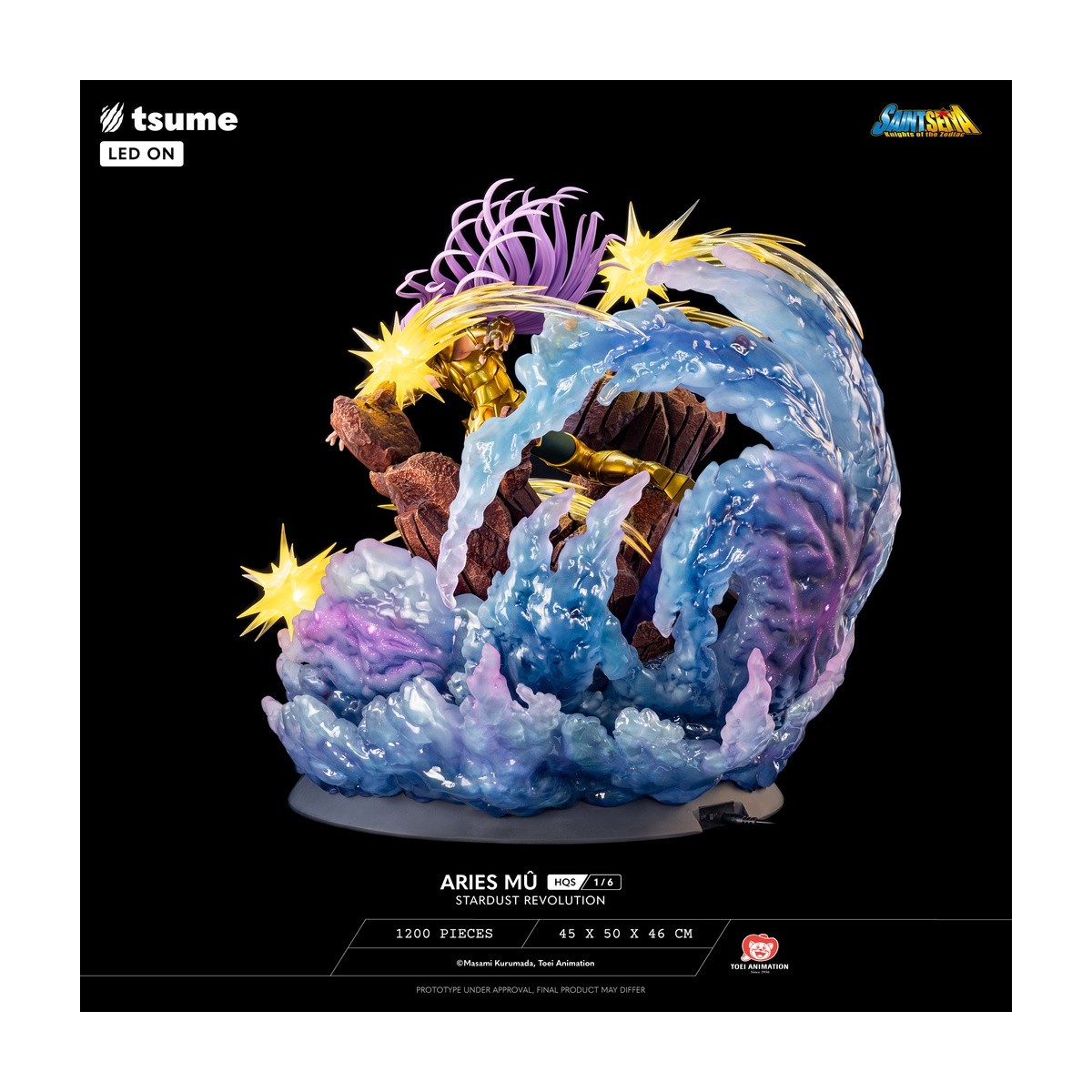 Statua Tsume HQS Saint Seiya - Aries Mû Stardust Revolution 1/6