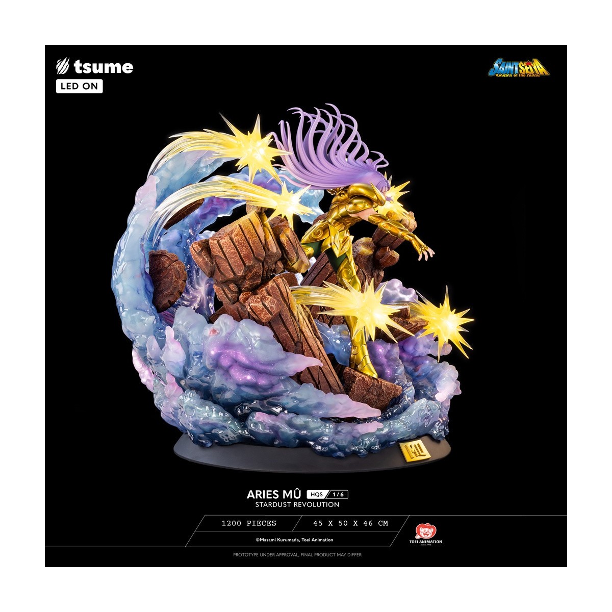 Statua Tsume HQS Saint Seiya - Aries Mû Stardust Revolution 1/6