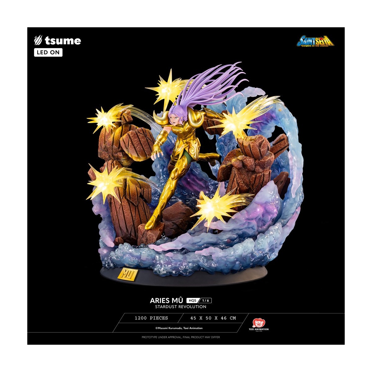Statua Tsume HQS Saint Seiya - Aries Mû Stardust Revolution 1/6