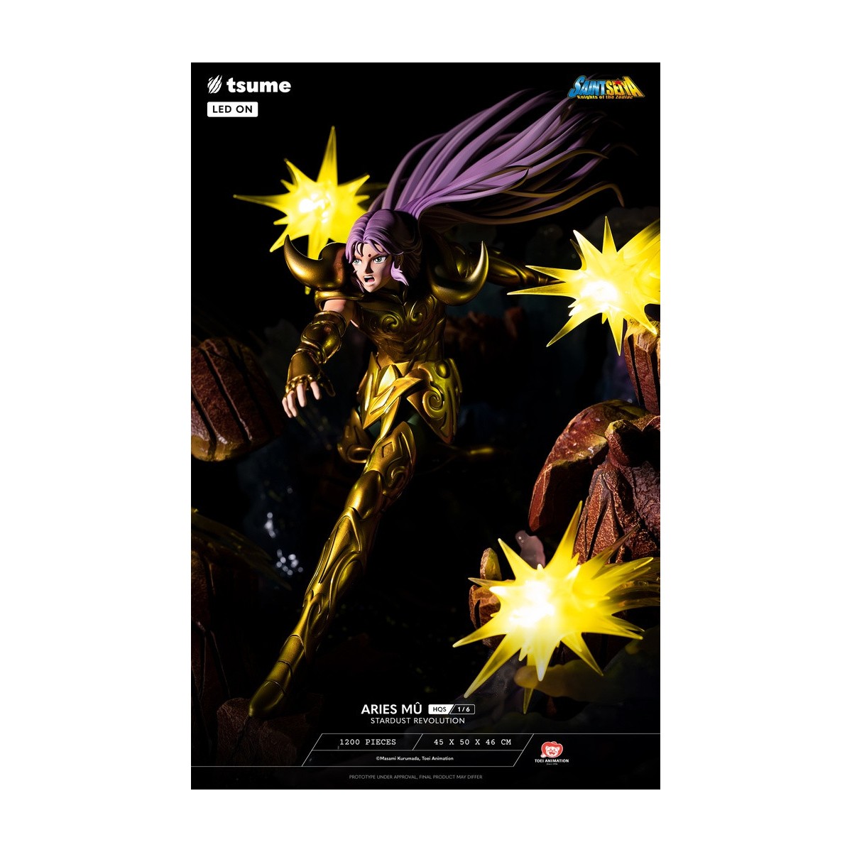 Statua Tsume HQS Saint Seiya - Aries Mû Stardust Revolution 1/6