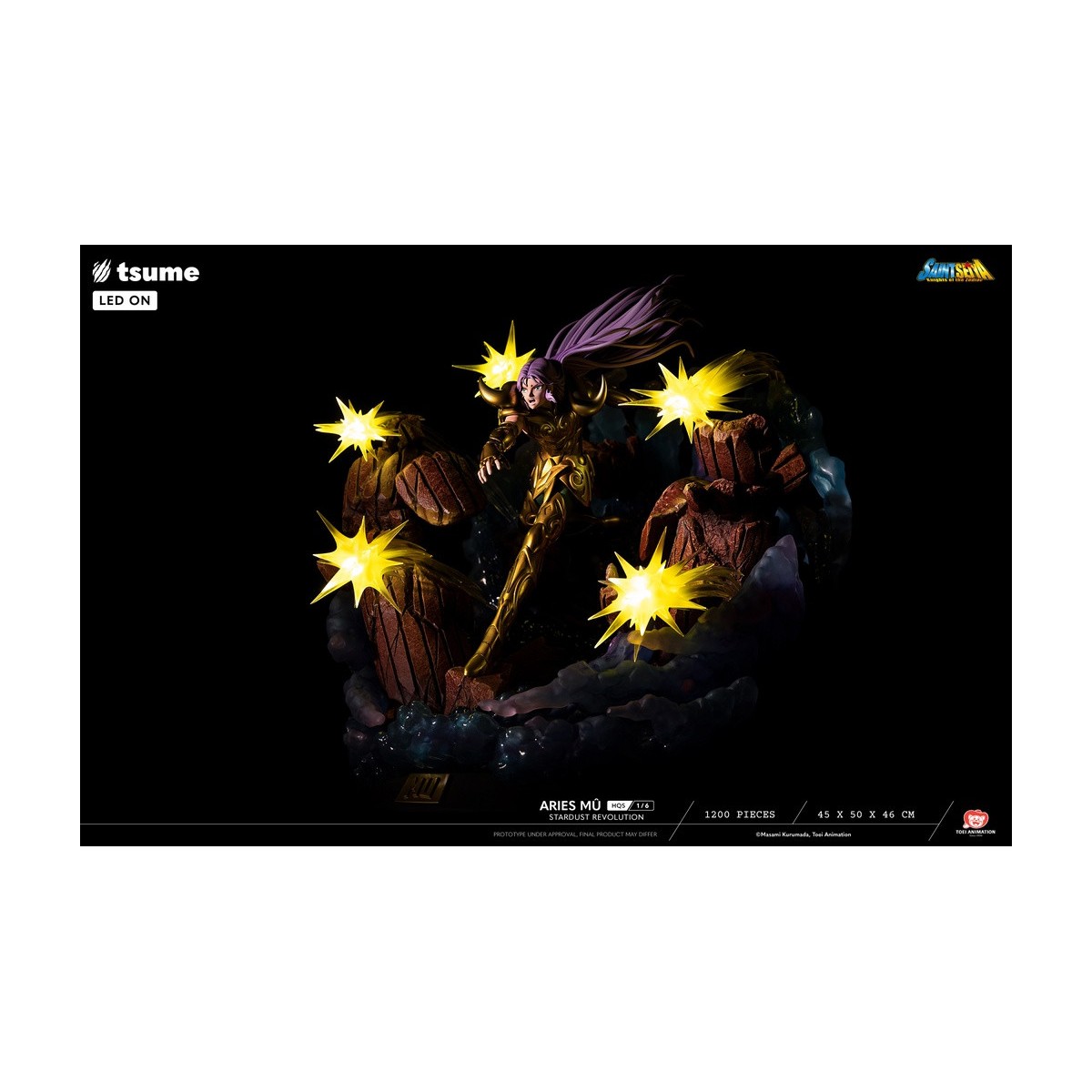 Statua Tsume HQS Saint Seiya - Aries Mû Stardust Revolution 1/6