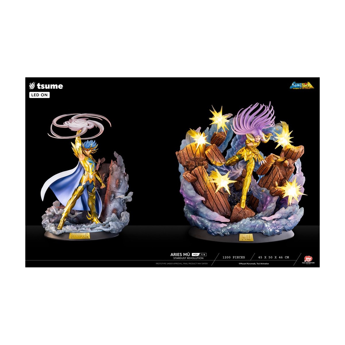 Statua Tsume HQS Saint Seiya - Aries Mû Stardust Revolution 1/6