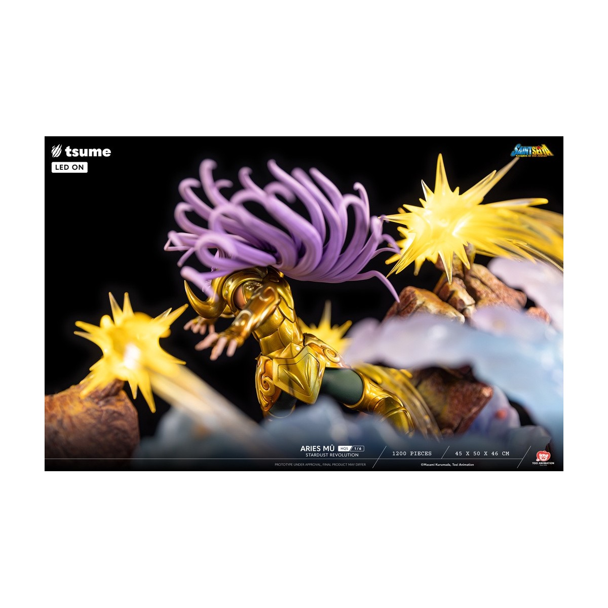 Statua Tsume HQS Saint Seiya - Aries Mû Stardust Revolution 1/6