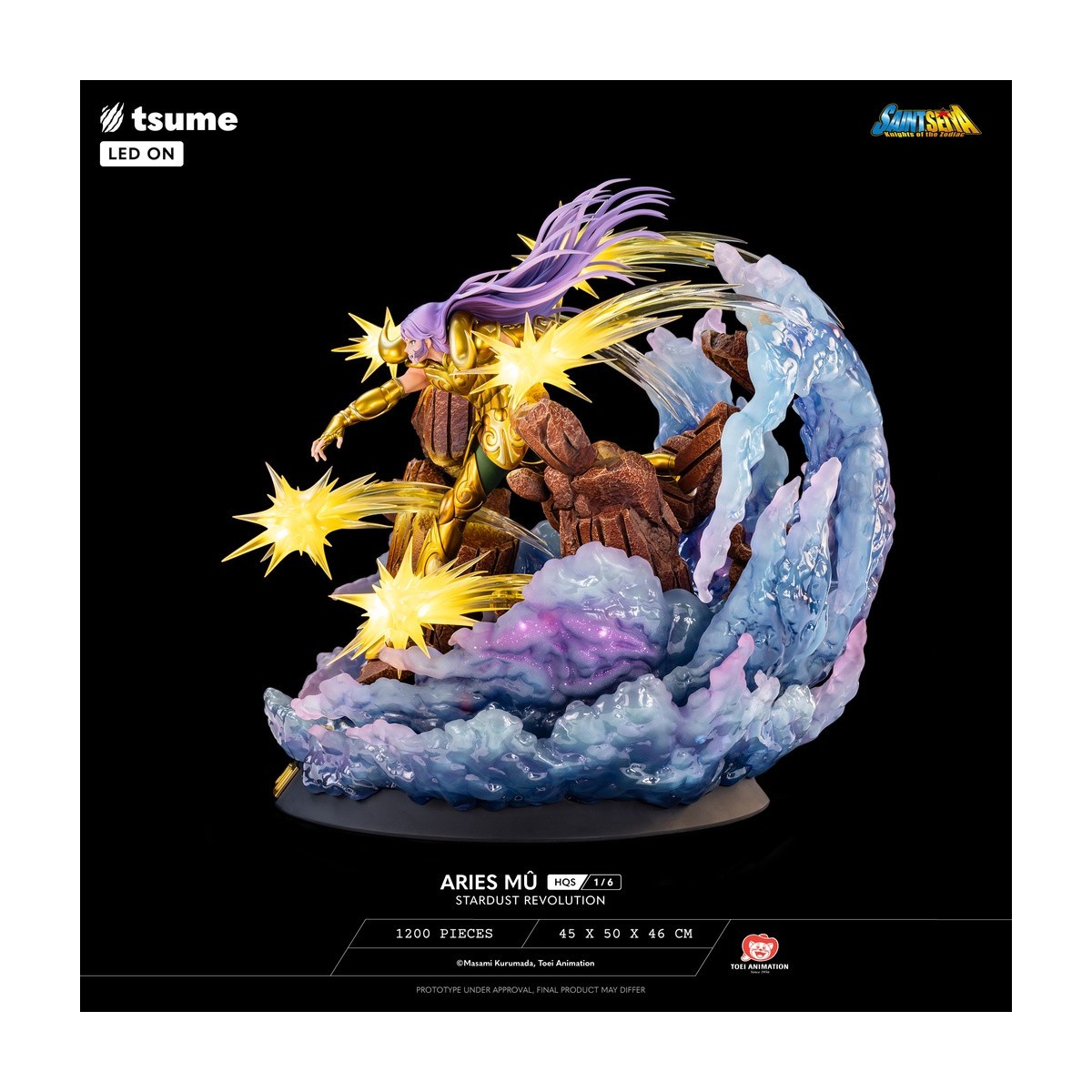 Statua Tsume HQS Saint Seiya - Aries Mû Stardust Revolution 1/6