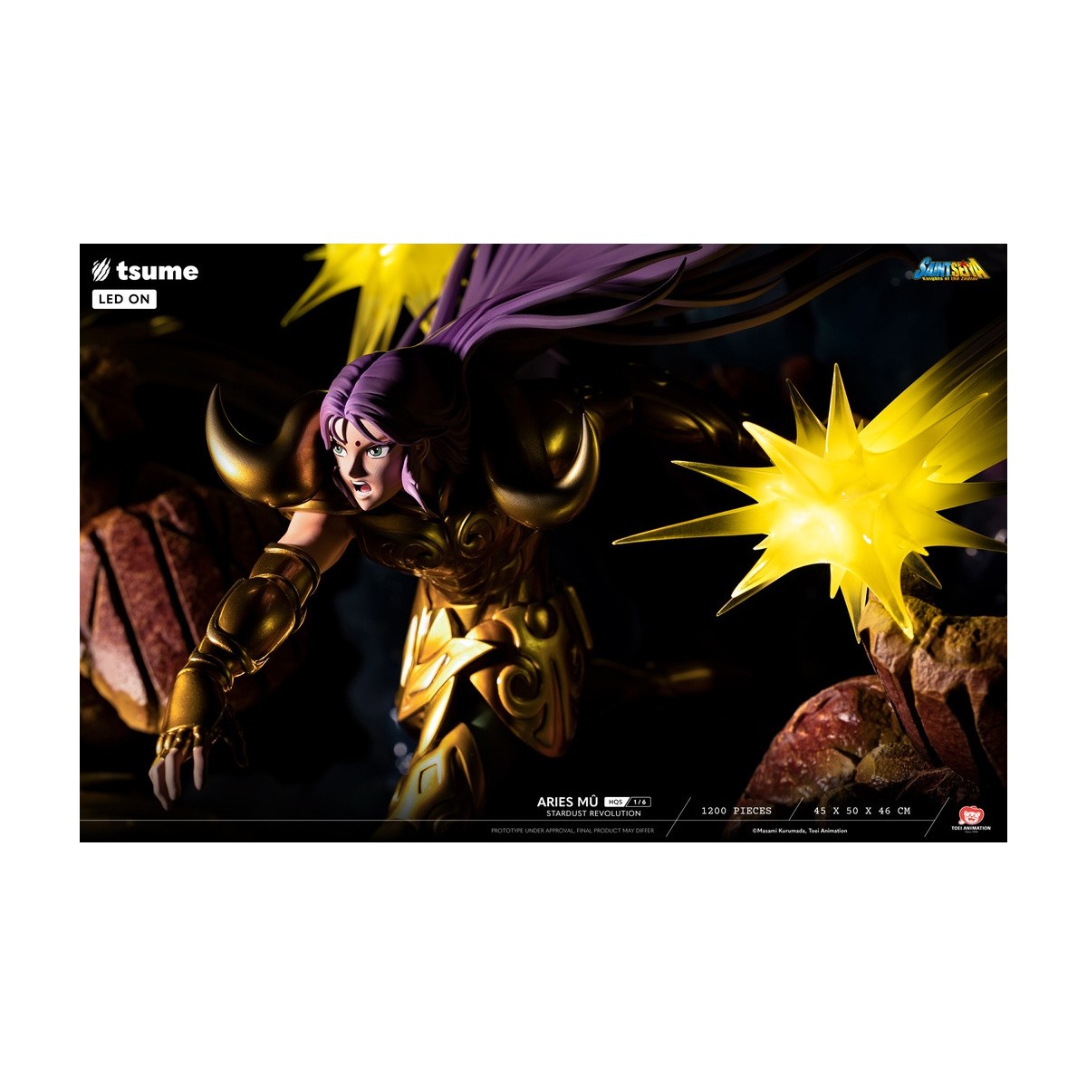 Statua Tsume HQS Saint Seiya - Aries Mû Stardust Revolution 1/6